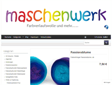 Tablet Screenshot of maschenwerk.at